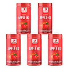 Kit 5X Super Apple Cider hd - 60 C�psulas - Desinch�