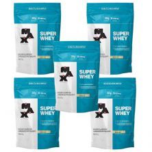 Kit 5X Super Whey - 900g Baunilha Refil- Max Titanium