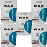 Kit 5X Super Whey - 900g Chocolate Refil - Max Titanium