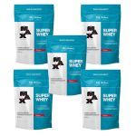 Kit 5X Super Whey - 900g Morango Refil - Max Titanium