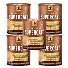 Kit 5X Supercaf� - 220g Baunilha com Avel� - Desinch�