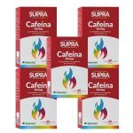 Kit 5X Supra Cafeina - 200mg 60 C�psulas - Herbamed