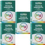 Kit 5X Supra Cloreto de Magn�sio P.A. - 60 C�psulas - Herbamed