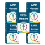 Kit 5X Supra Homem Polivitam�nico - 60 C�psulas - Herbamed