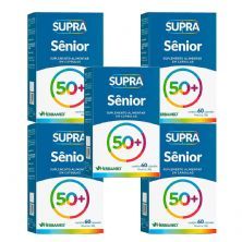 Kit 5X Supra S�nior Polivitam�nico - 60 C�psulas - Herbamed