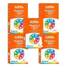 Kit 5X Supra Vitamina C + Zinco - 60 C�psulas - Herbamed