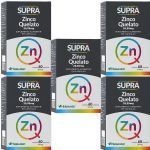 Kit 5X Supra Zinco Quelato - 29,59mg 60 C�psulas - Herbamed