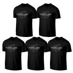 Kit 5X T-Shirt Under Labz Basic Poliamida - Preta  Tamanho M - Under Labz