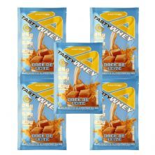 Kit 5X Tasty Whey 3W - 1 Sach� 34g Doce de Leite - Adaptogen
