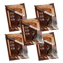 Kit 5X Tasty Whey 3W - 1 Sach� 34g Rich Chocolate - Adaptogen