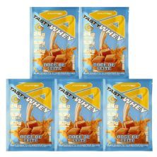 Kit 5X Tasty Whey 3W - 1 Sach� de 34g Doce de Leite - Adaptogen