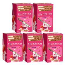 Kit 5X Tasty Whey 3W - 12 Sach�s 34g Strawberry Creme - Adaptogen