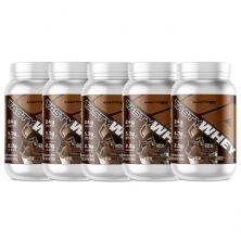 Kit 5X Tasty Whey 3W - 900g Chocolate Sui�o - Adaptogen