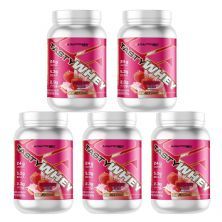 Kit 5X Tasty Whey 3W - 900g Strawberry Cream - Adaptogen