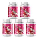Kit 5X Tasty Whey 3W - 900g Strawberry Cream - Adaptogen