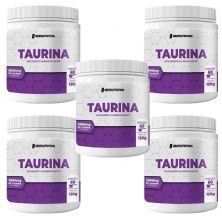 Kit 5X Taurina - 120g Sem Sabor - NewNutrition