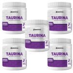 Kit 5X Taurina - 120g Sem Sabor - NewNutrition