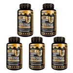Kit 5X Testo Cycle - 120 Capsulas - Under Labz