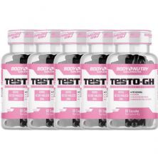 Kit 5X Testo GH Feminy - 60 C�psulas - Body Nutry