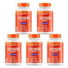 Kit 5X Testogens Booster - 60 Comprimidos - Bigens