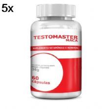 Kit 5X Testomaster Maca - 60 C�psulas - Intlab