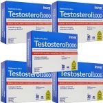 Kit 5X Testosterol 1000 - 30 Comprimidos - Inove Nutrition
