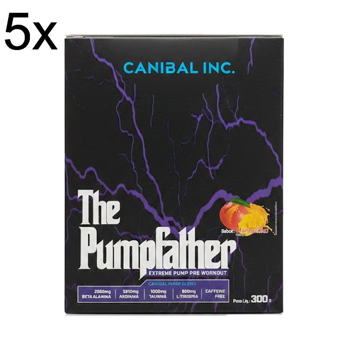Kit 5X The Pumpfather - 30 Sach�s 10g Manga - Canibal