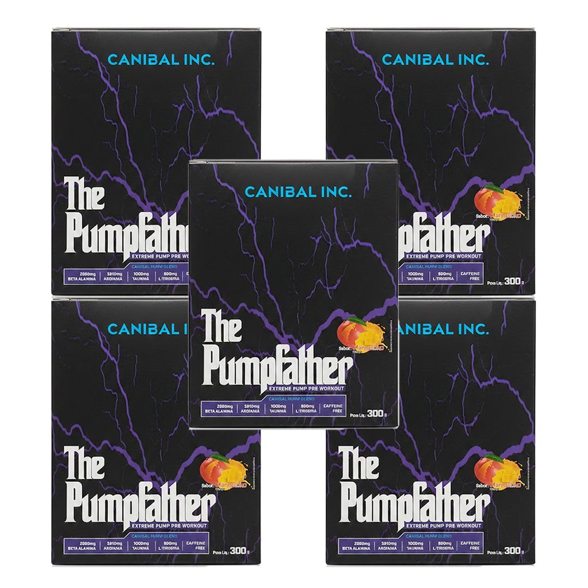 Kit 5X The Pumpfather - 30 Sach�s 10g Manga - Canibal