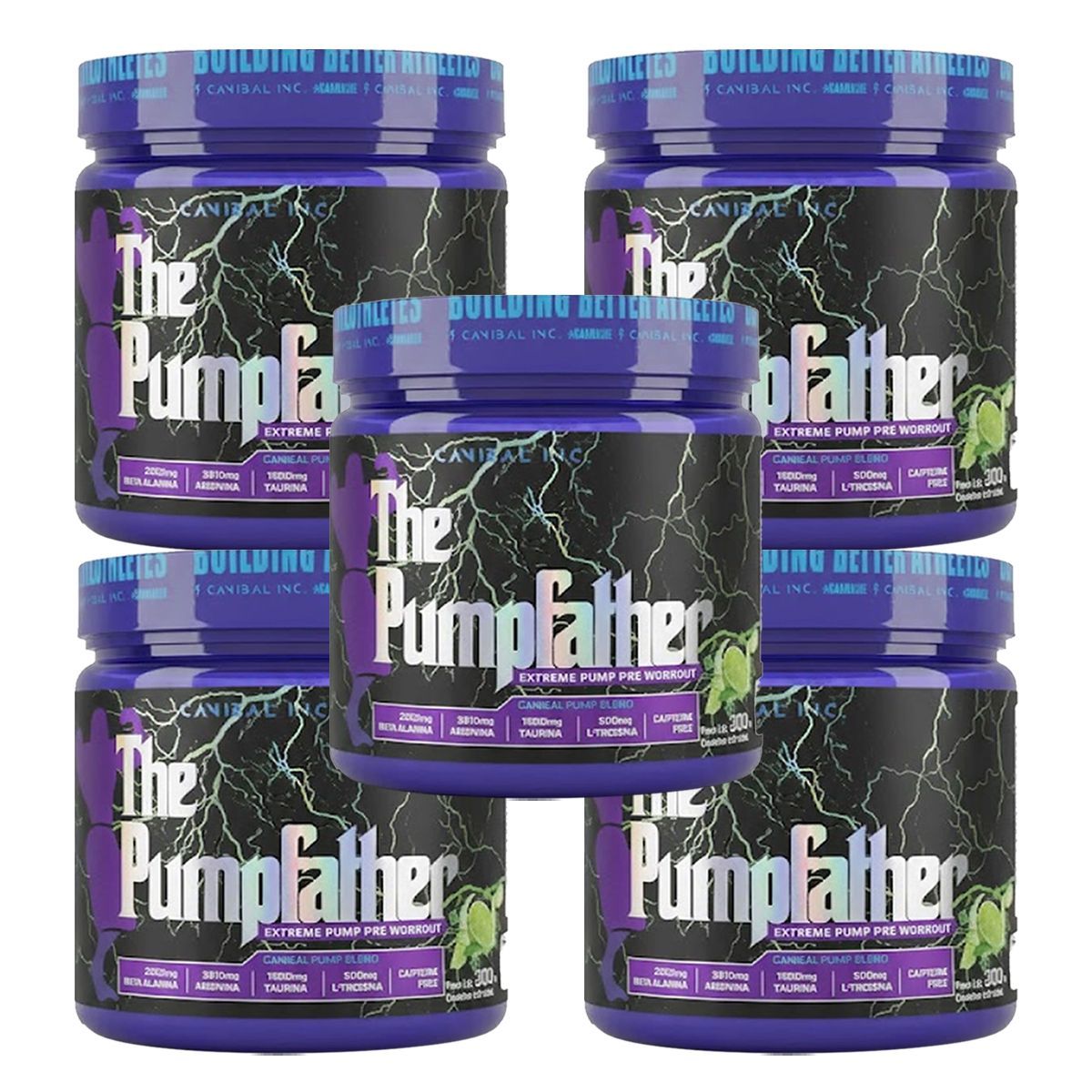 Kit 5X The Pumpfather - 300g Lim�o - Canibal