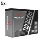 Kit 5X Thermo Abdomen Black - 60 Tabletes - BodyAction