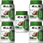 Kit 5X Top Vegan Protein - 600g Chocolate - Max Titanium