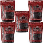 Kit 5X Top Whey - 500g Refil Mousse de Morango - Furious Nutrition