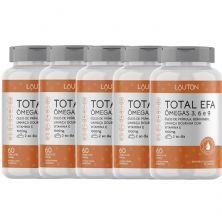 Kit 5X Total Efa �megas 3, 6 e 9  - 60 C�psulas - Lauton Nutrition