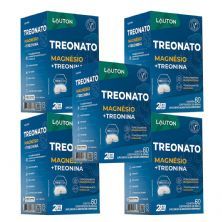 Kit 5X Treonato Magn�sio e Treonina - 60 Comprimidos - Lauton Nutrition