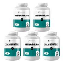 Kit 5X Tri Magn�sio - 60 C�psulas - NewNutrition