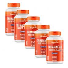 Kit 5X Tri Magn�sio Inositol - 120 C�psulas - Bigens