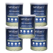 Kit 5X Trio Magn�sio - 60 C�psulas - LetsBe Nutrition