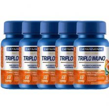 Kit 5X Triplo Imuno - 30 Comprimidos - Catarinense Nutri��o