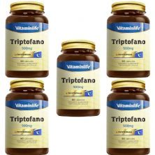 Kit 5X Triptofano - 60 C�psulas - Vitaminlife