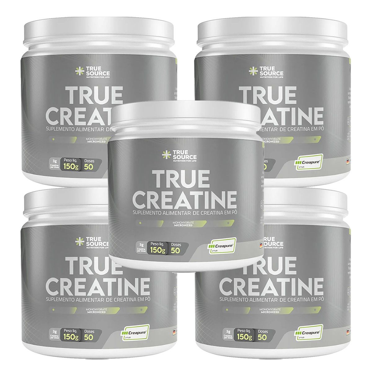 Kit 5X True Creatine - 150g - True Source