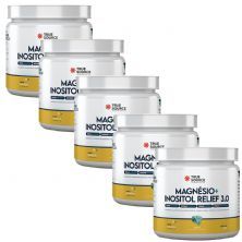 Kit 5X True Magn�sio + Inositol Relief 3.0 - 300g Maracuj� - True Source