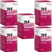 Kit 5X True Multi Woman Multivitam�nico - 90 Tabletes - true Source