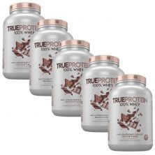 Kit 5X True Protein 100% Whey - 874g Milk Chocolate - True Source