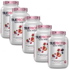 Kit 5X True Protein 100% Whey - 874g Red Berries - True Source