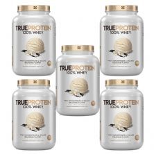 Kit 5X True Protein 100% Whey - 874g Vanilla Ice Cream - True Source