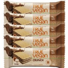 Kit 5X True Vegan Crunch - 1 Unidade 40g Chocolate Com Avel� - True Source