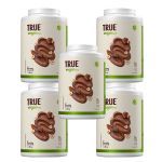 Kit 5X True Vegan Prote�na Vegetal - 1810g Chocolate com Avel� - True Source