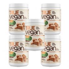 Kit 5X True Vegan Prote�na Vegetal - 418g Doce de Leite - True Source
