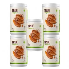 Kit 5X True Vegan Prote�na Vegetal - 837g Doce de Leite - True Source