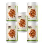 Kit 5X True Vegan Prote�na Vegetal - 837g Doce de Leite - True Source